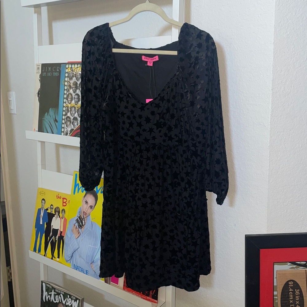 Betsey Johnson Star Burnout Dress - Picture 2 of 10